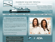 Tablet Screenshot of harborsquaredental.com